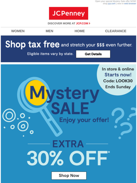 JC Penney Reveal. Your. Deal! Milled