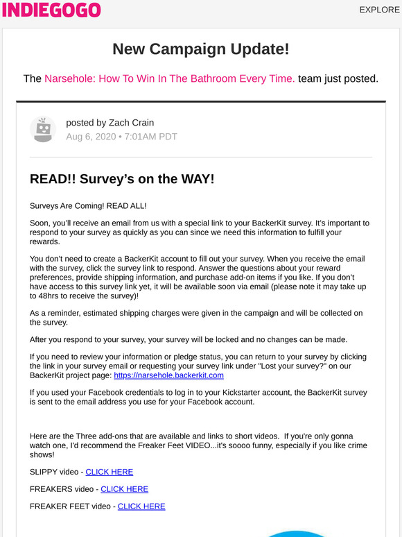 change email on backerkit