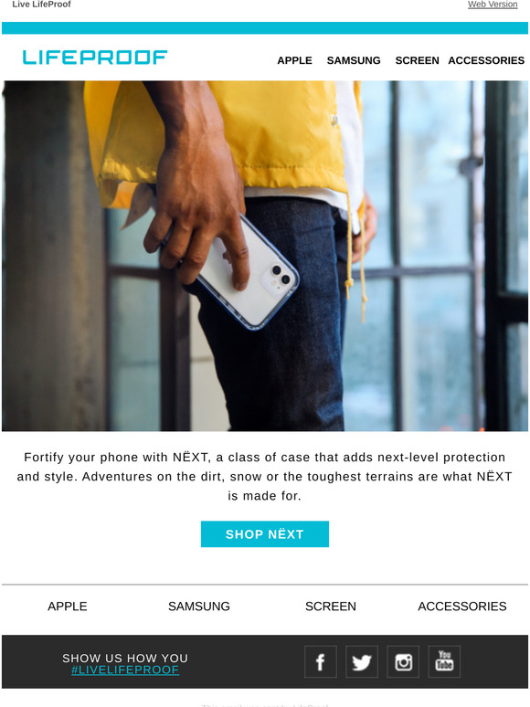 NËXT with HEXPROTECT. Live Fulltime with LifeProof