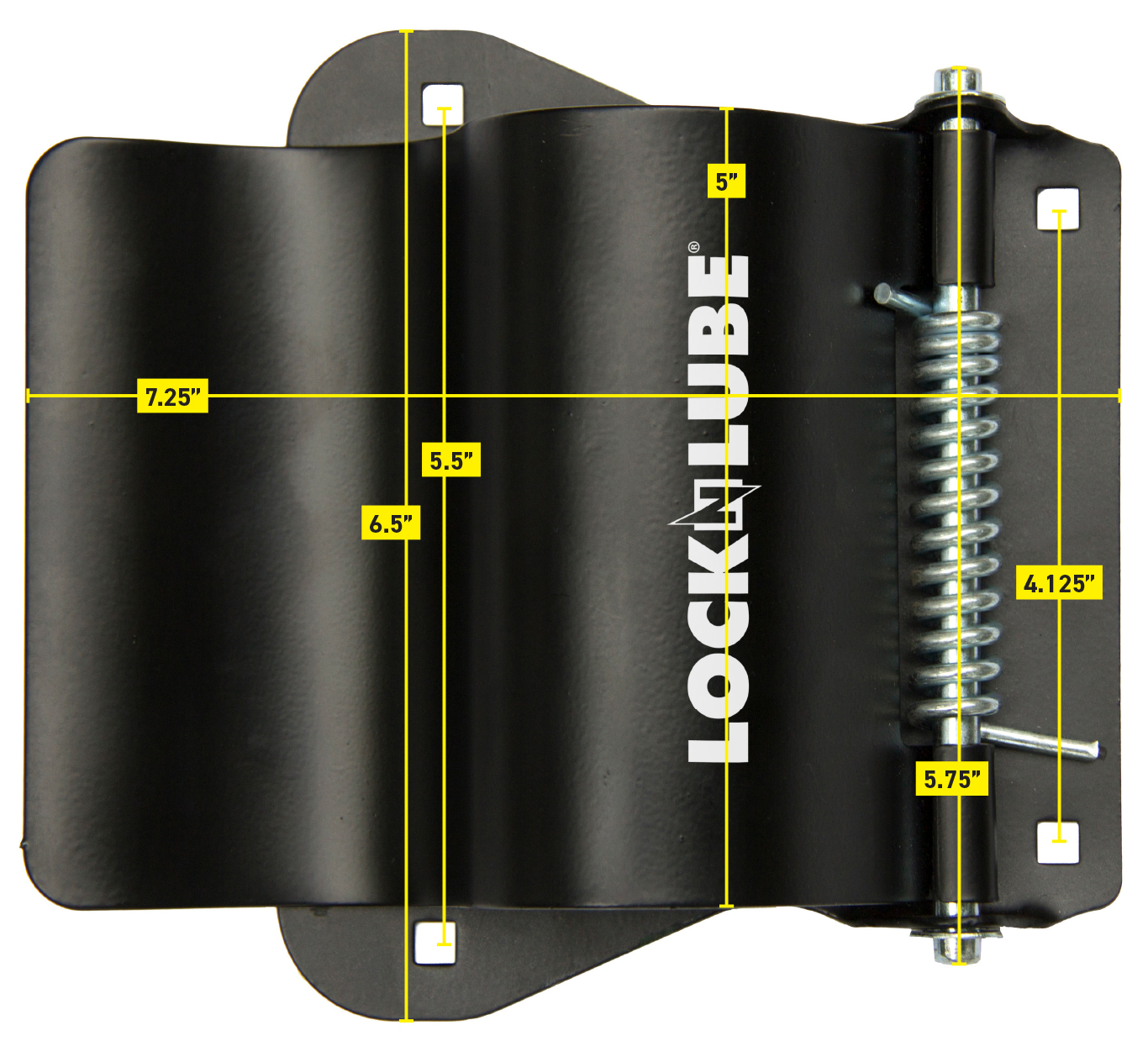 LockNLube Clean, Easy Grease Gun Storage Milled