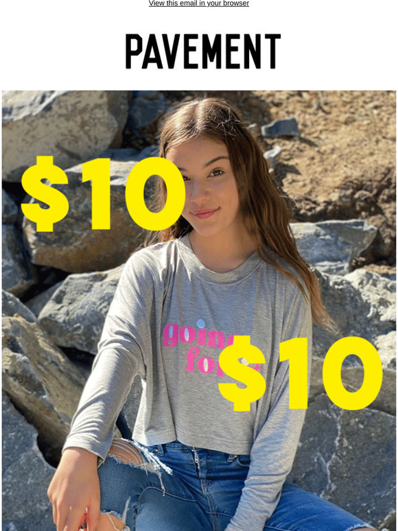 Everything in this email is $10