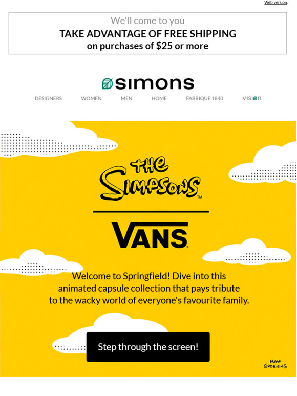 vans simpsons simons