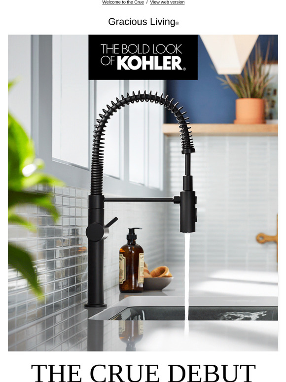 Kohler: Meet the Kitchen Faucet Crue™ | Milled Kohler Kitchen