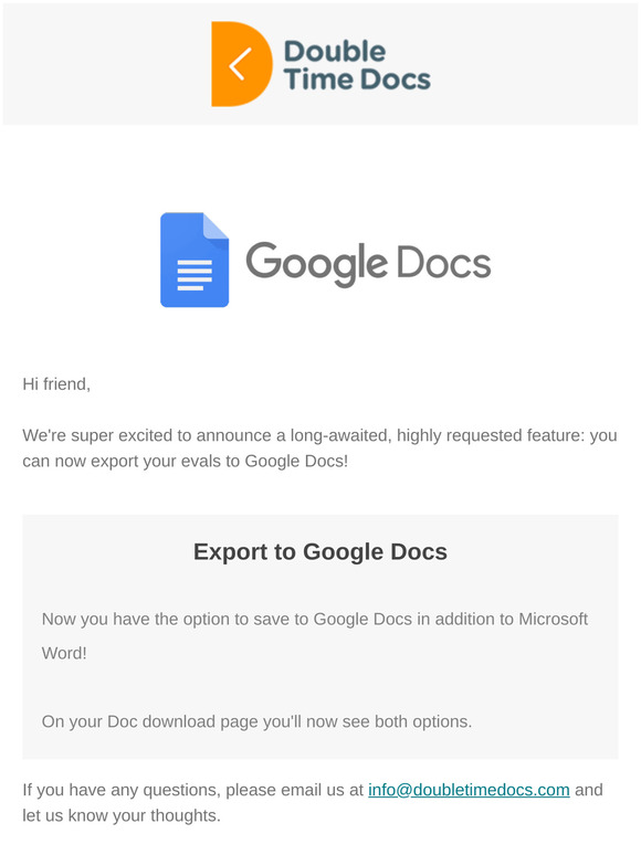 📝 New Feature: Save to Google Docs