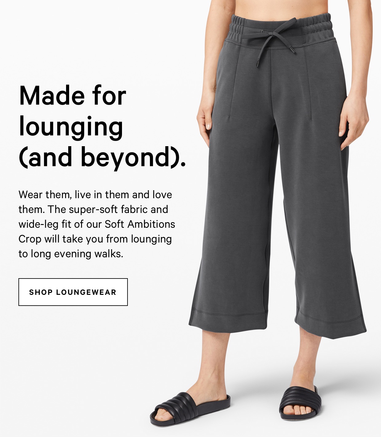 lululemon wide leg crop
