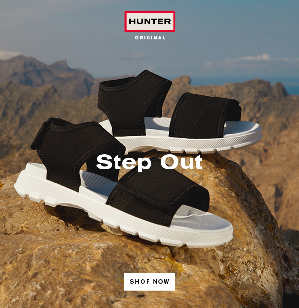 hunter walking sandals