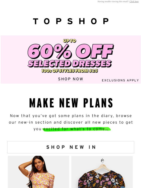 Topshop Email Newsletters Shop Sales Discounts And Coupon Codes Page 5