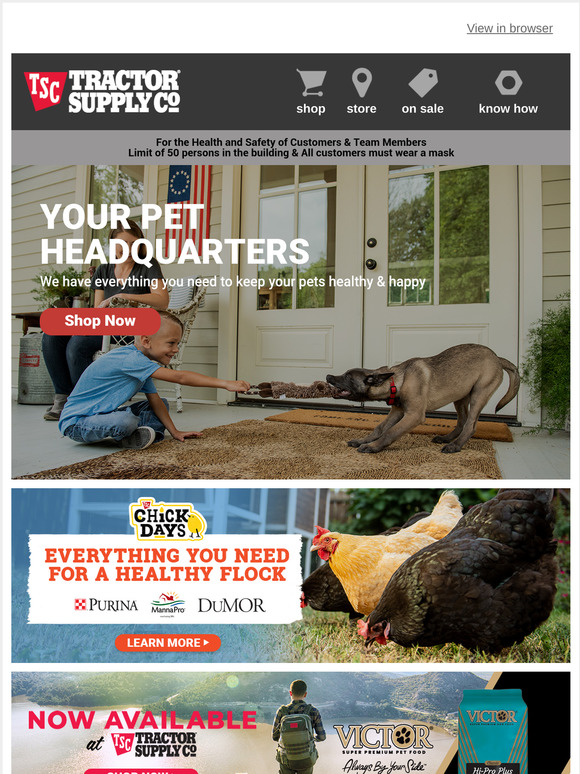 Tractor Supply Company Shopping For Your Pet? Tractor Supply Has