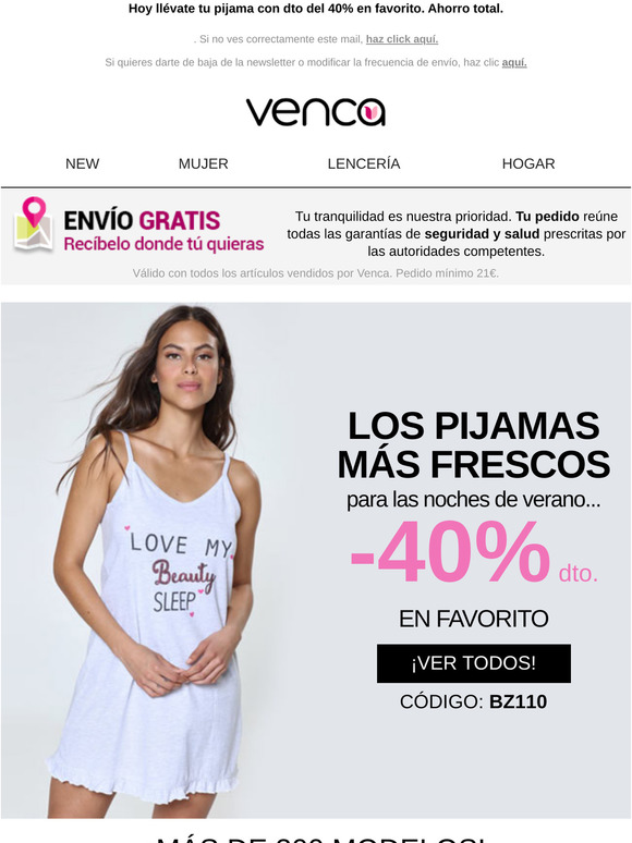 Pijamas de discount invierno mujer venca