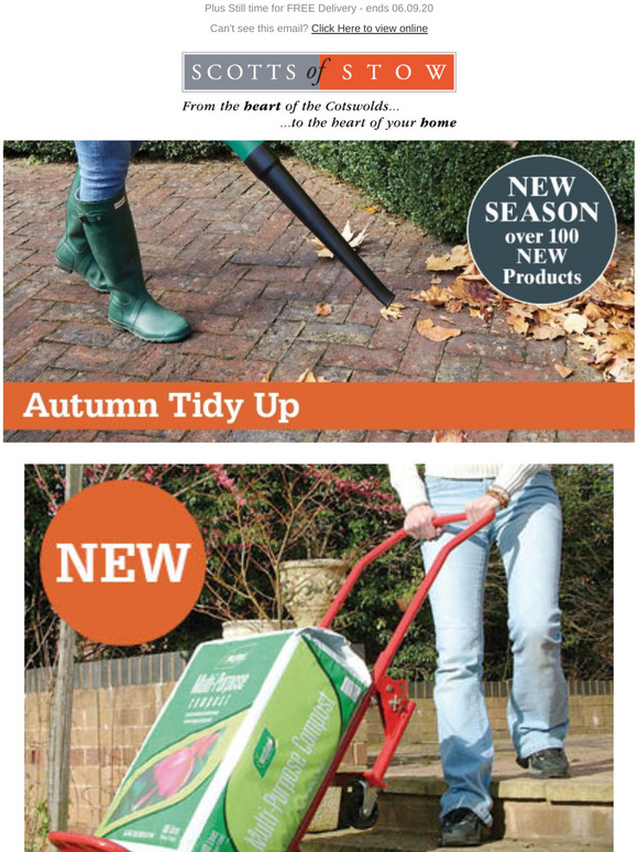 Scotts of Stow Here's some help with your Autumn garden tidy up Milled