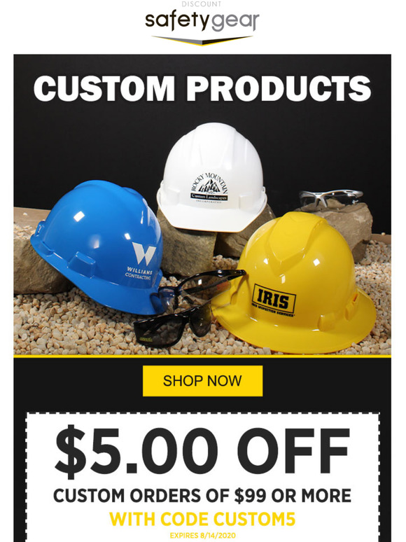 Discount Safety Gear Custom Product Discounts For Everyone! 👷 Milled
