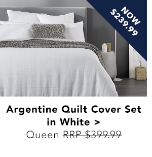 sheridan argentine quilt cover set