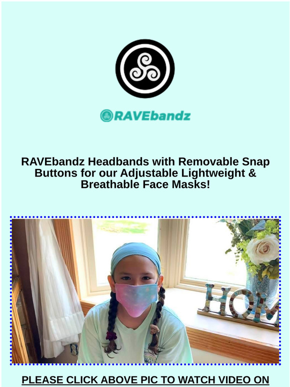 Back to School Essential!  Removable Snap Buttons for Masks!