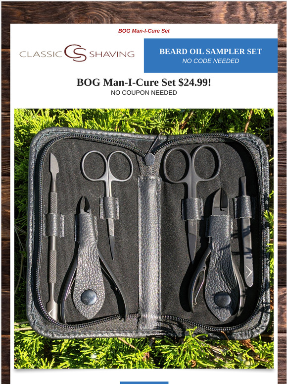 BOG Man-I-Cure Set Sale...