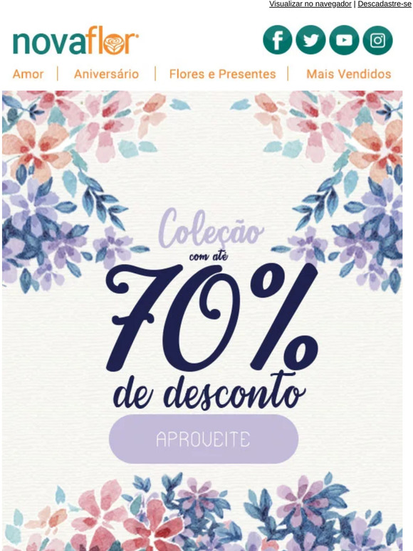 ComeÃ§ar a semana com atÃ© 70% OFF? #EuQuero ï»¿ð±ï»¿ð