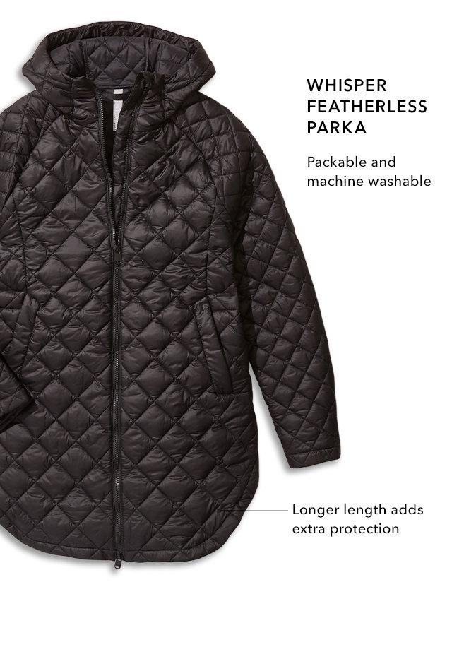 Athleta: Presenting Whisper Featherless Outerwear You'll in Weather | Milled