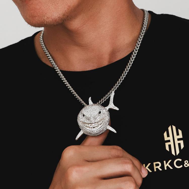 bruce the shark necklace