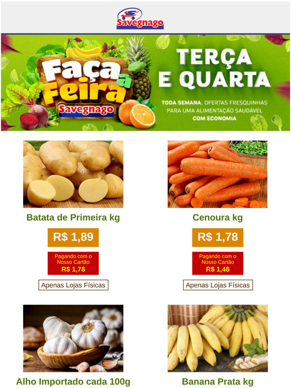 Feira fresquinha, Festival do Morango e muita economia. Confira!