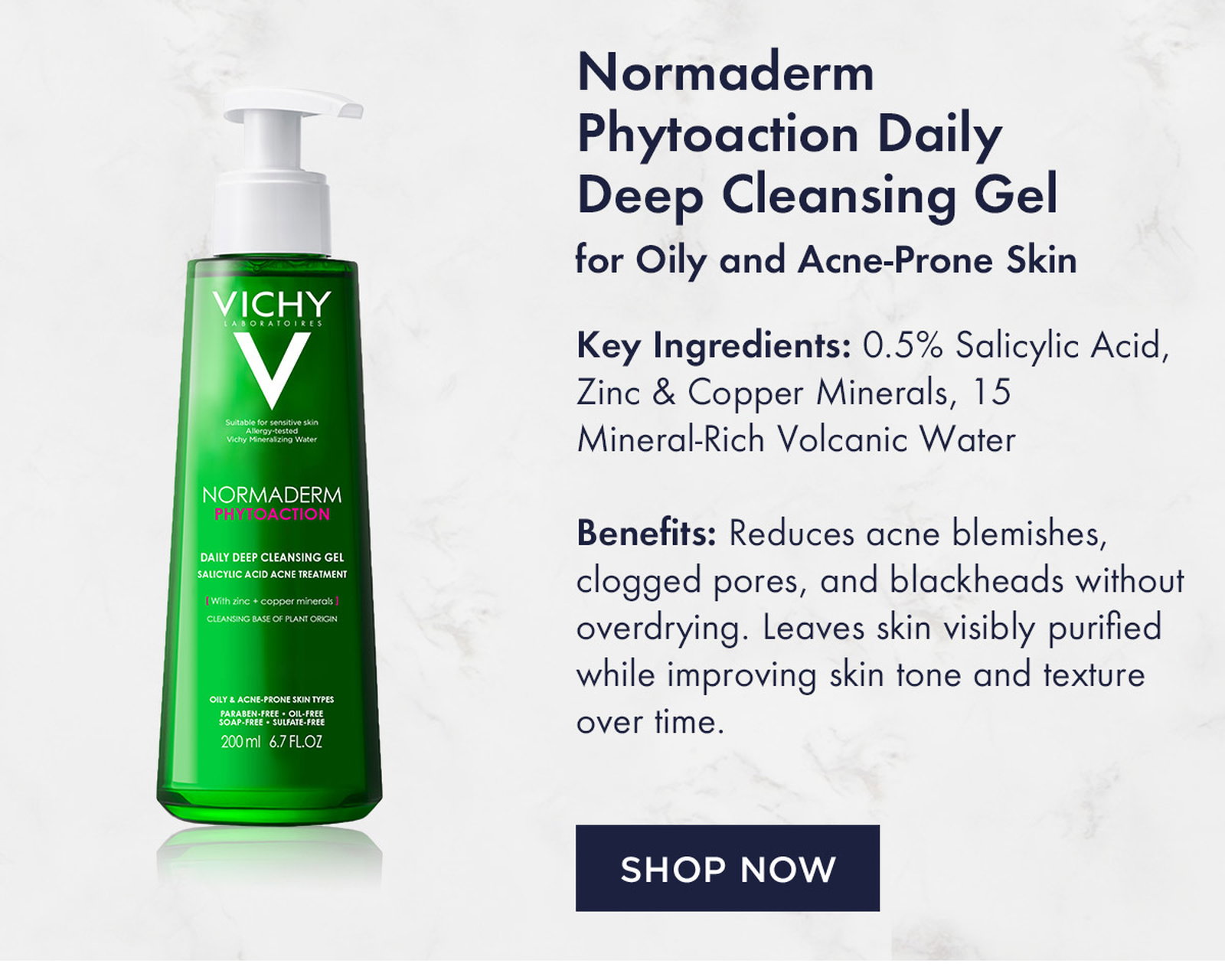 Vichy normaderm intensive purifying gel