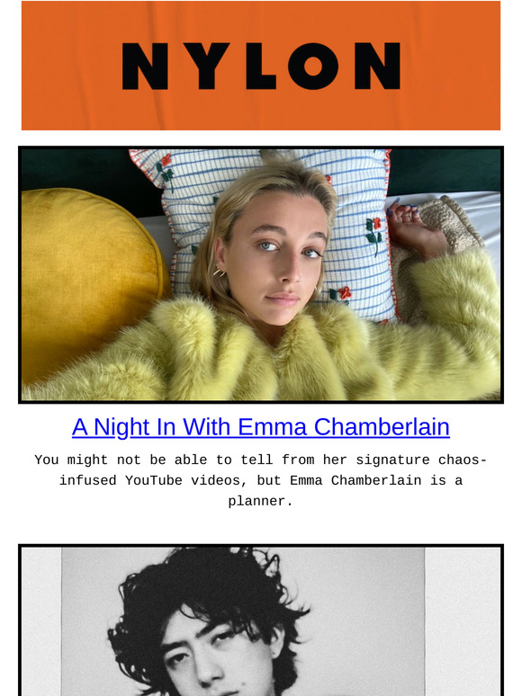 Nylon A Night In With Emma Chamberlain Milled