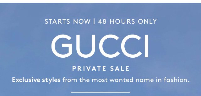 Nordstrom: Private Sale: GUCCI clothing 