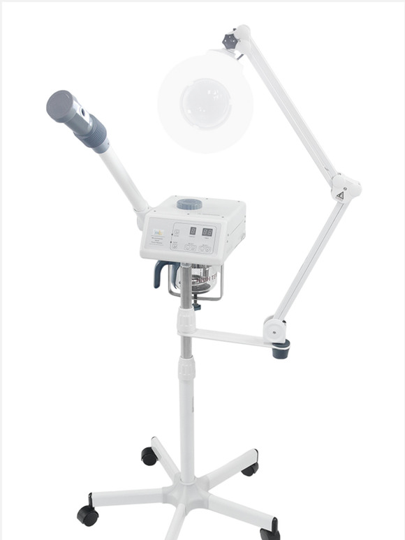 facial steamer with mag lamp and high frequency