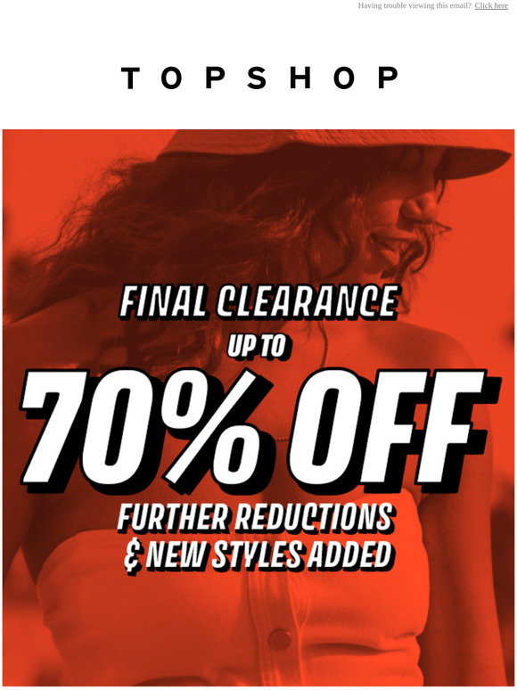 Topshop Email Newsletters Shop Sales Discounts And Coupon Codes Page 5