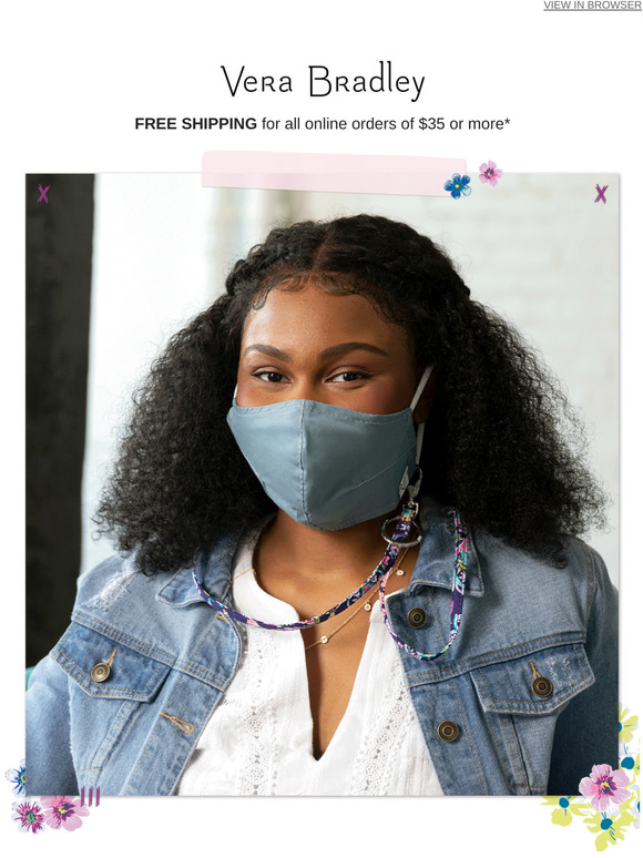 Vera Bradley Have you seen our NEW masks? Milled