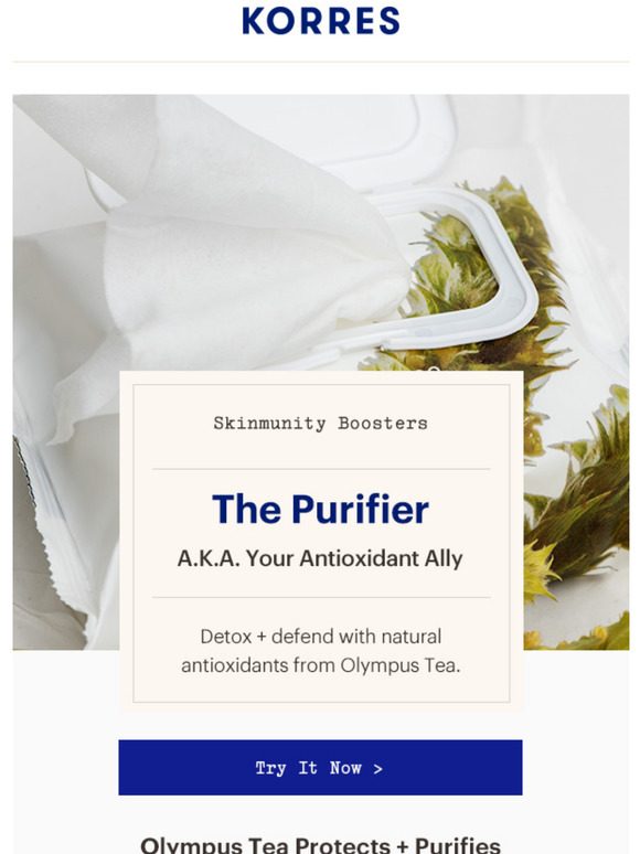 KORRES USA Your Skin’s Immunity Boosting Antioxidant Is Here Milled