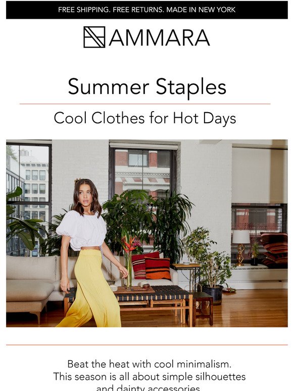Beat The Heat With These Cool Clothes