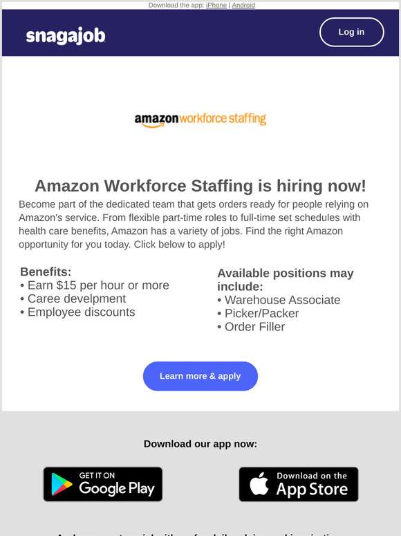 amazon workforce staffing telephone number