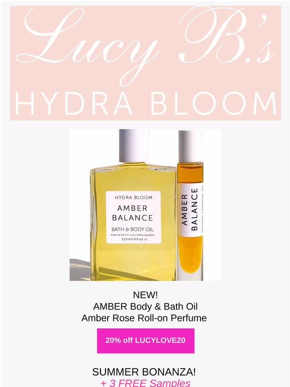 Rose Amber + Patchouli Roll-on Oil  Hydra Bloom – Hydra Bloom Beauty USA