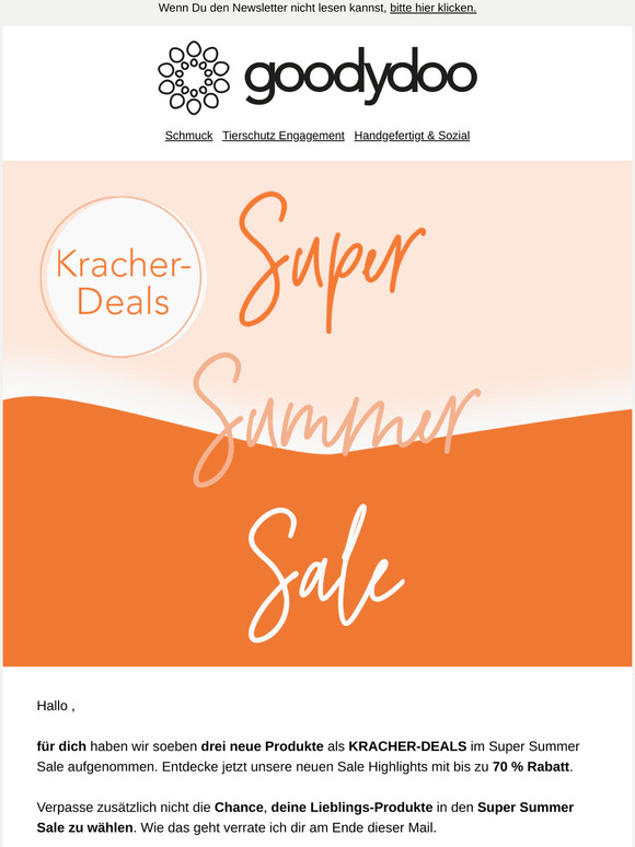 Neue Kracher-Deals - Bis zu 70 % Rabatt,