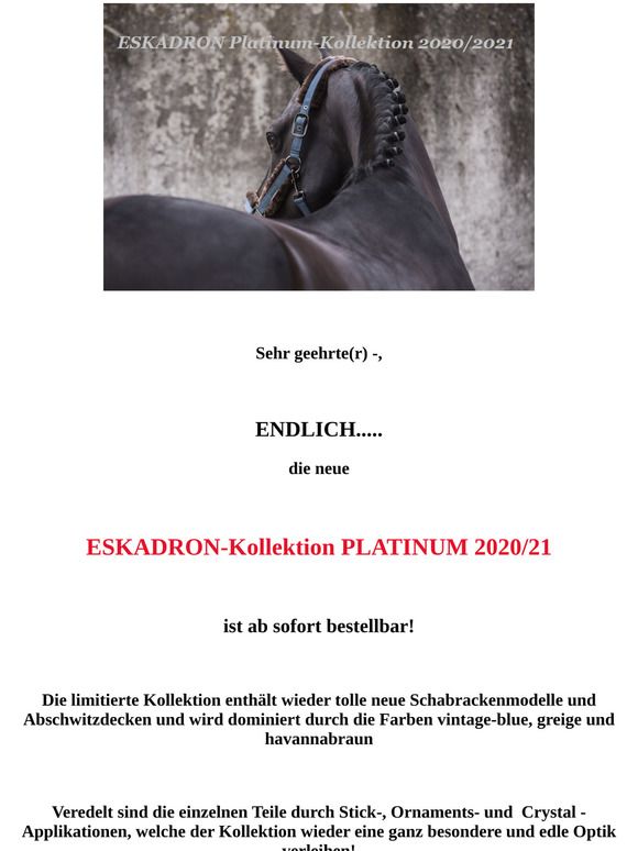 ESKADRON PLATINUM-Kollektion 2020/21