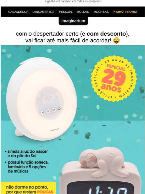despertador imaginarium manual