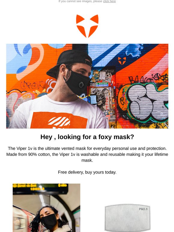 Fox says wear a mask  😷