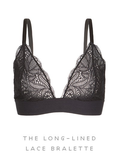 The Lace T-Shirt Bra In Smoke 