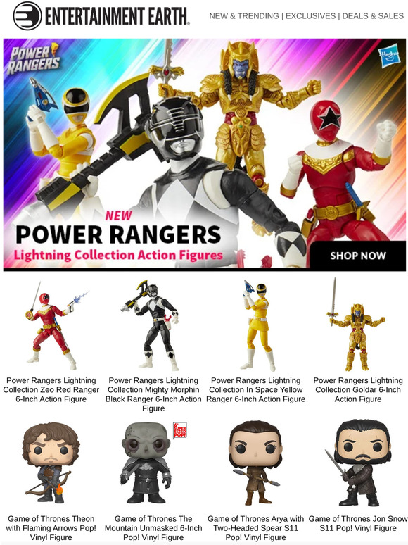 power rangers in space lightning collection