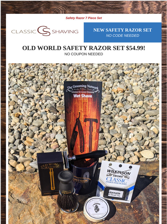 Old World Safety Razor Set...