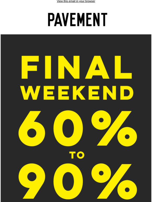 60-90% off Everything