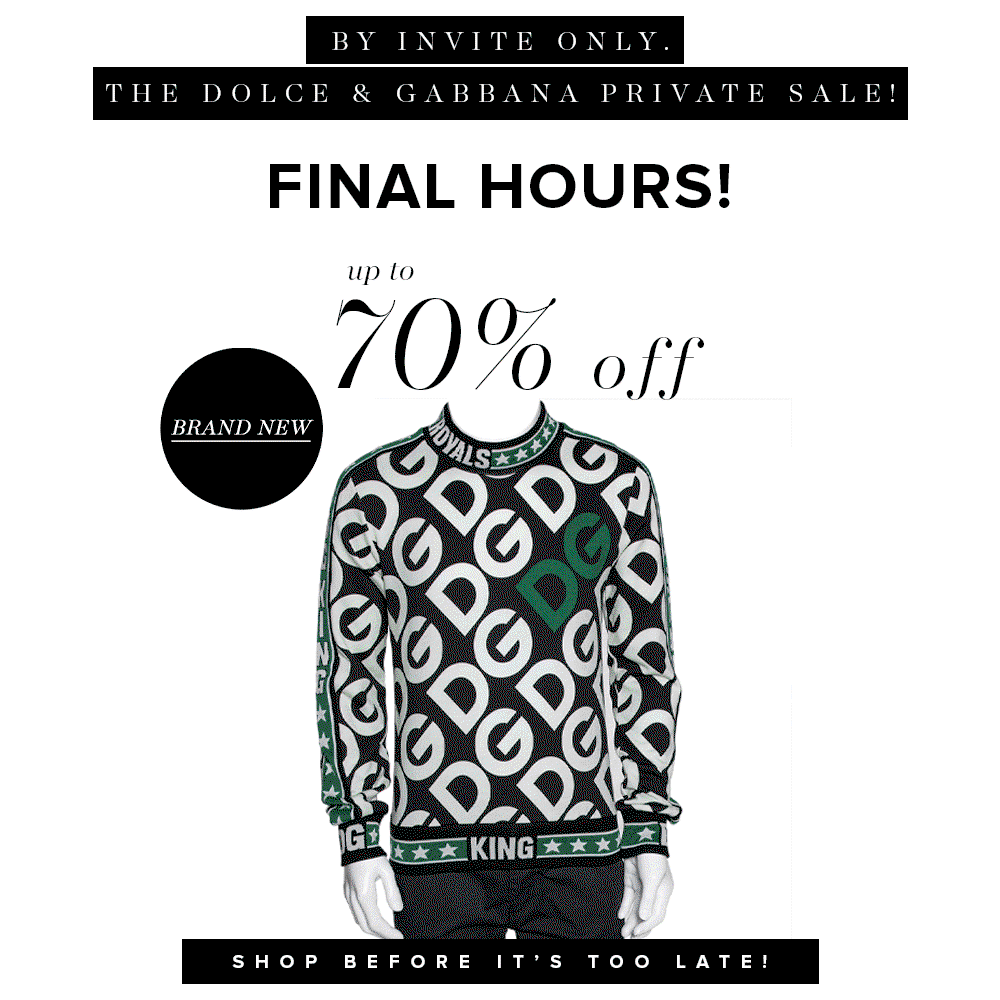 The Luxury Closet WW 🚨🚨FINAL HOURS To Shop! The Dolce & Gabbana