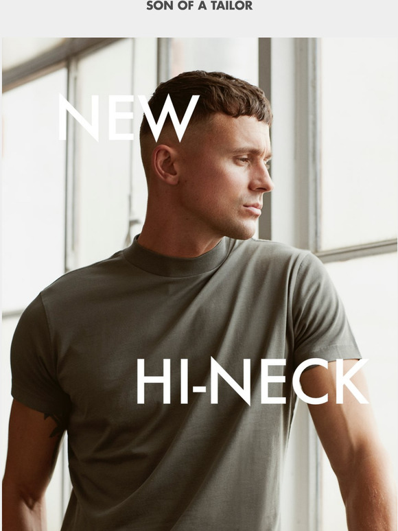 son of a tailor high neck t shirt