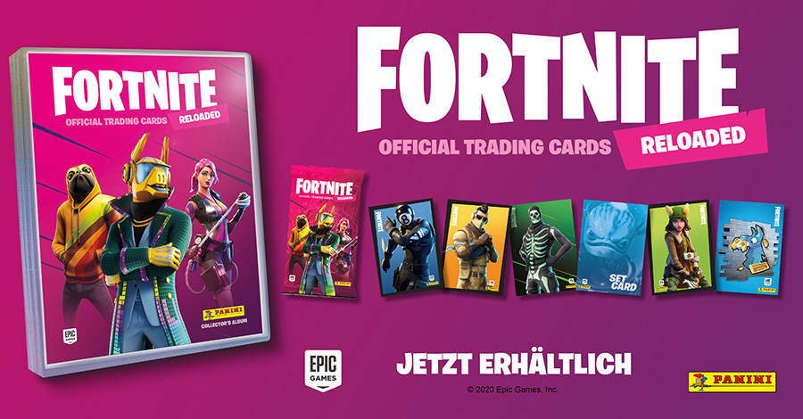 panini shop sticker sammelkarten comics und bucher neu fortnite reloaded trading cards ab auf die insel milled