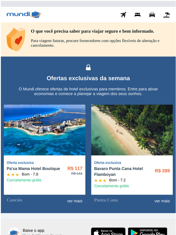 Vai pra onde? Temos algumas sugestões para você