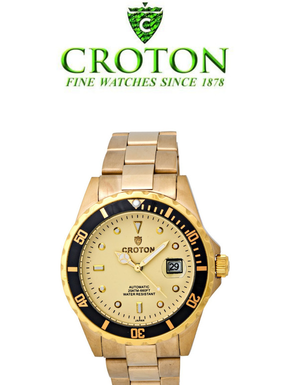 croton skeleton watch