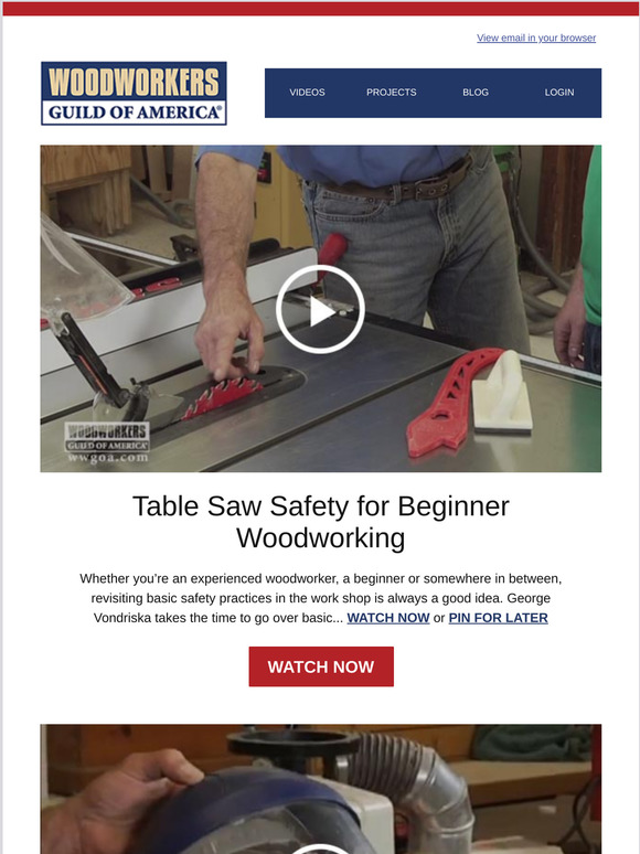 is woodworkers guild of america suitable for beginners