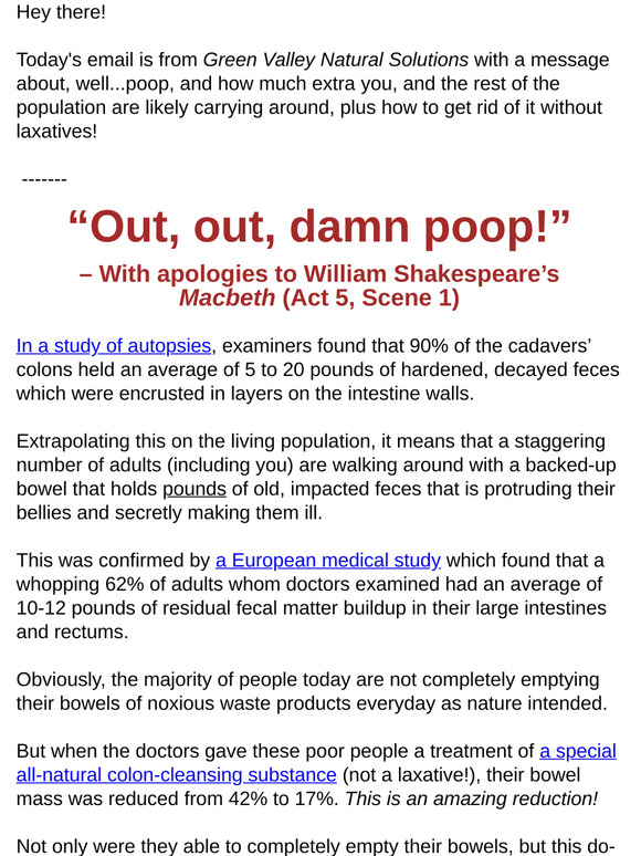 PaleoPlan all natural, athome colon cleanse Milled