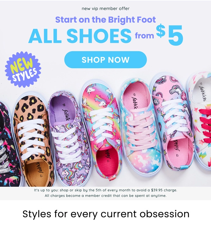 fabkids unicorn sneakers