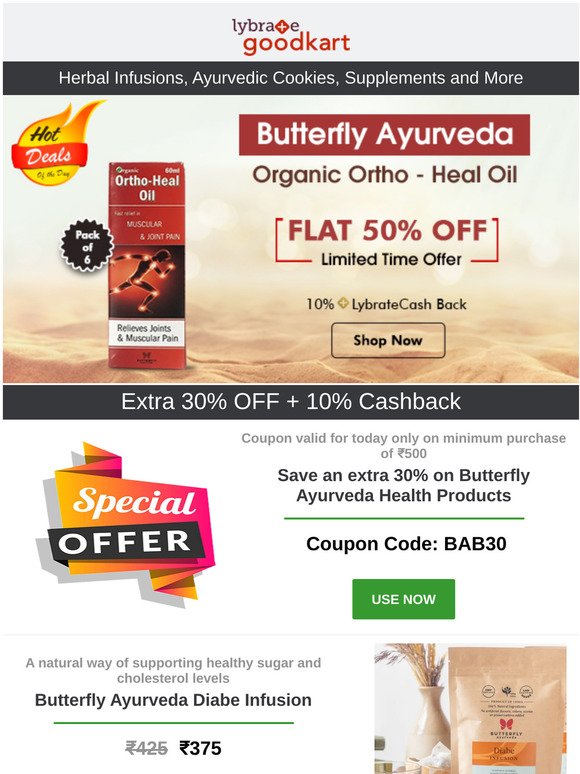 Rethink Health With Butterfly Ayurveda - Special Coupon Inside 👉