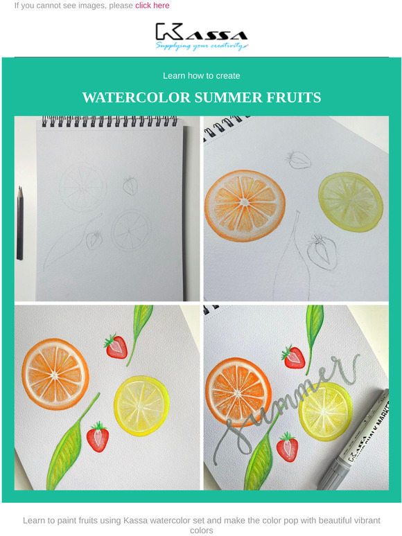 Watercolor Fruits Made Easy